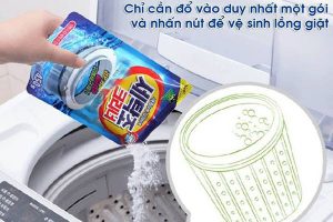 Tổng hợp các loại bột vệ sinh máy giặt được sử dụng nhiều hiện nay
